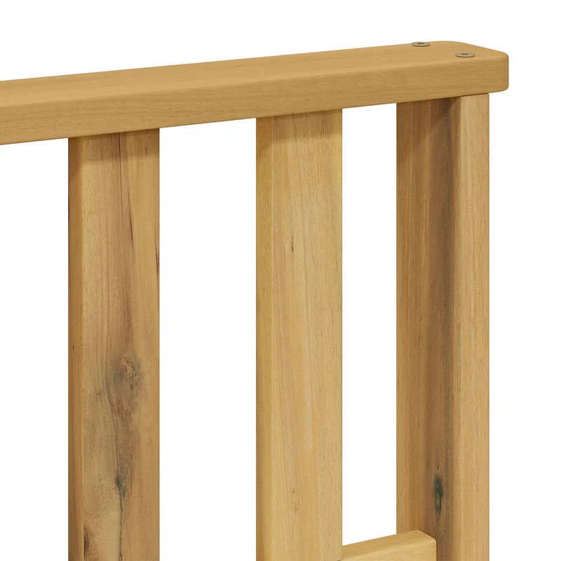 Outdoor Sofa Set 7 pcs White Solid Acacia Wood