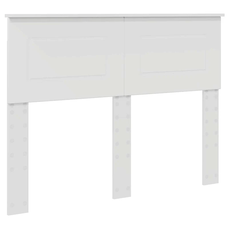 Bed Frame White 135 x 190 cm Engineered Wood