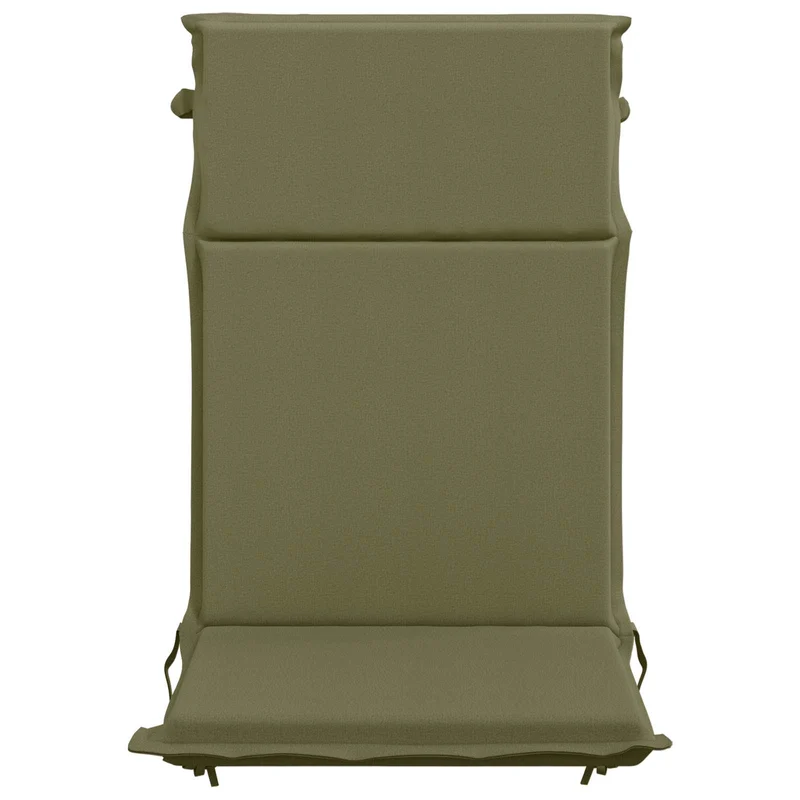 High Back Chair Cushion GEMERT 2 pcs 100% Polyester Olive Green