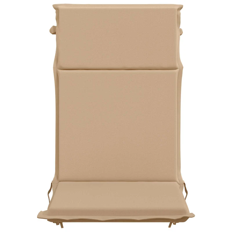 High Back Chair Cushion GEMERT 2 pcs 100% Polyester Sand