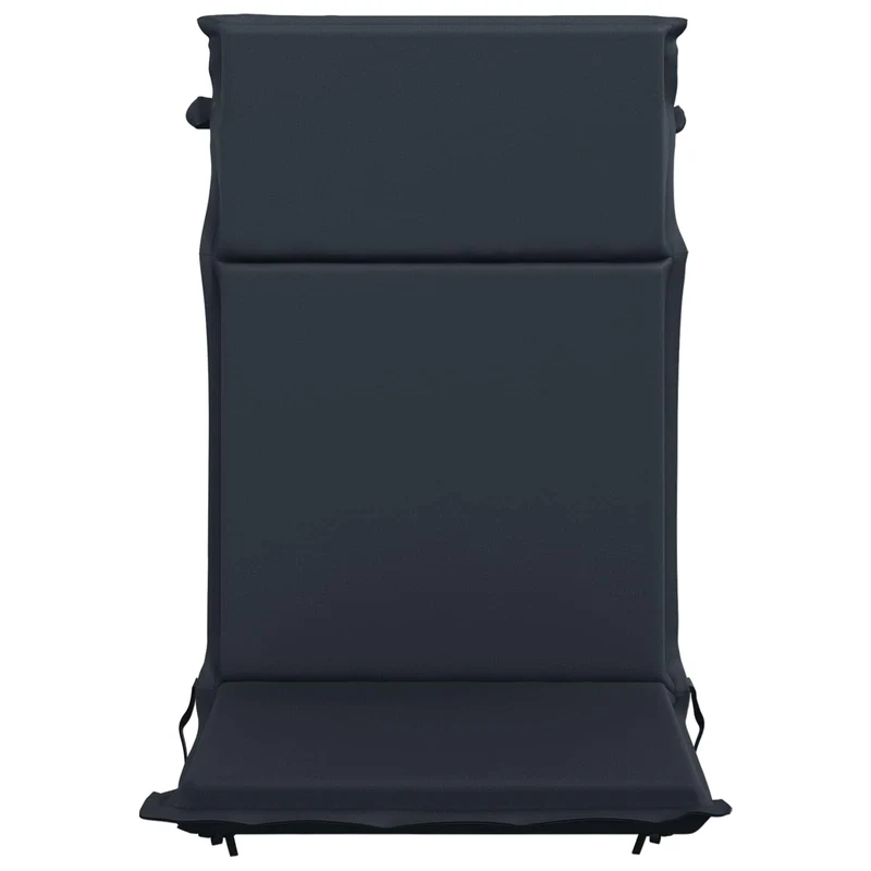 High Back Chair Cushion GEMERT 2 pcs 100% Polyester Dark Blue