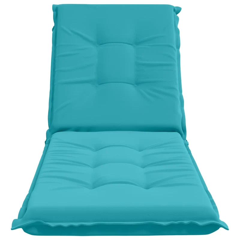 Sunlounger Cushion GEMERT 100% Polyester Turquoise