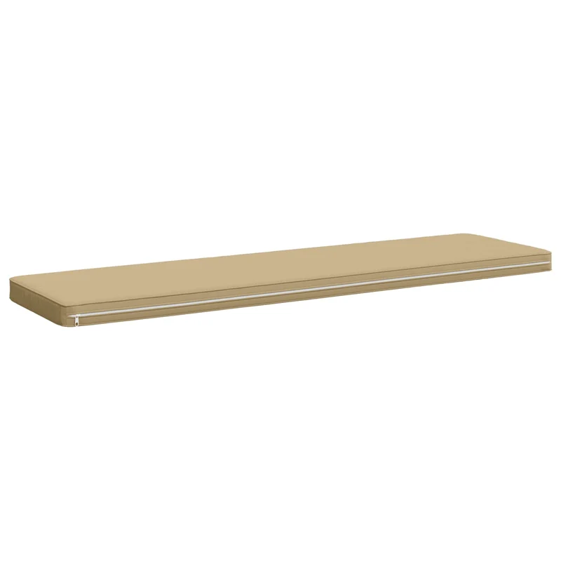 1-Piece Bench Cushion VUGHT 100% Polyester Beige