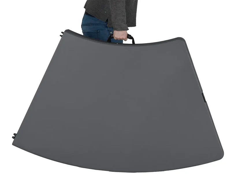 Table pliante plastique arrondie 232 x 76 cm "Classic Collection"