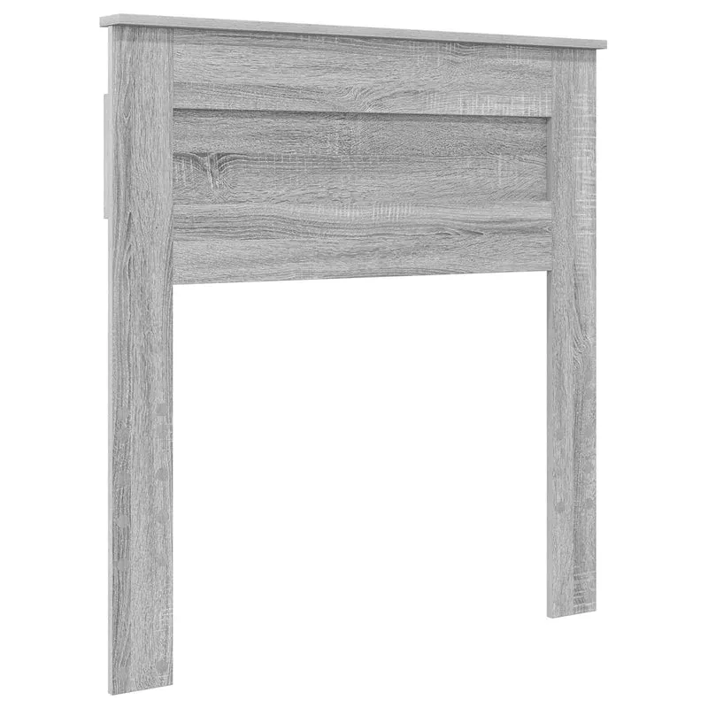 Bed Frame with Drawer Grey Sonoma 90 x 200 cm Engineer Wood