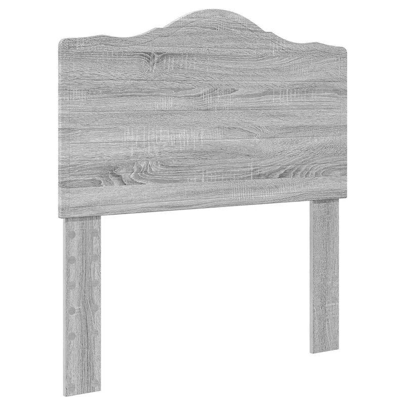 Bed Frame with Drawer Grey Sonoma 75 x 190 cm Engineer Wood