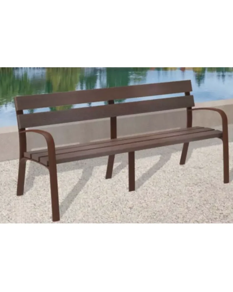Banc Ecocity plastique recyclé