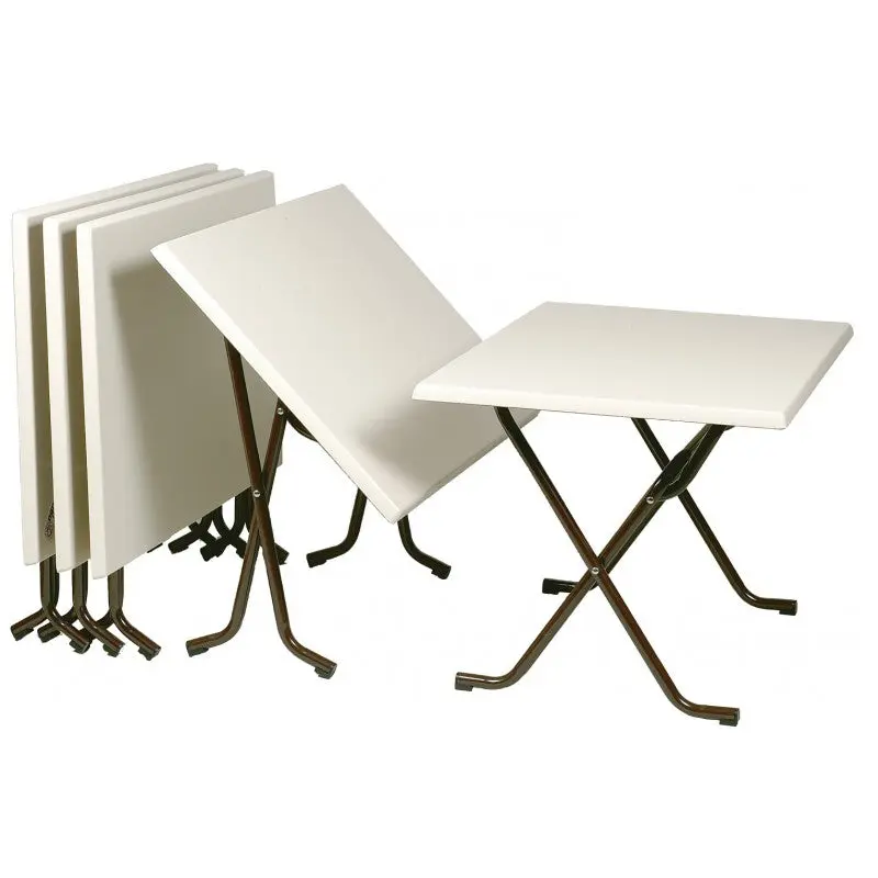 Table pliante Hugo 120 x 80 cm mélaminé