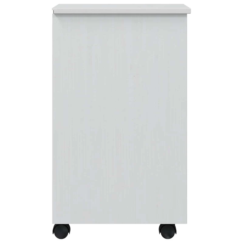 Rolling Cabinet with Drawers CORONA White