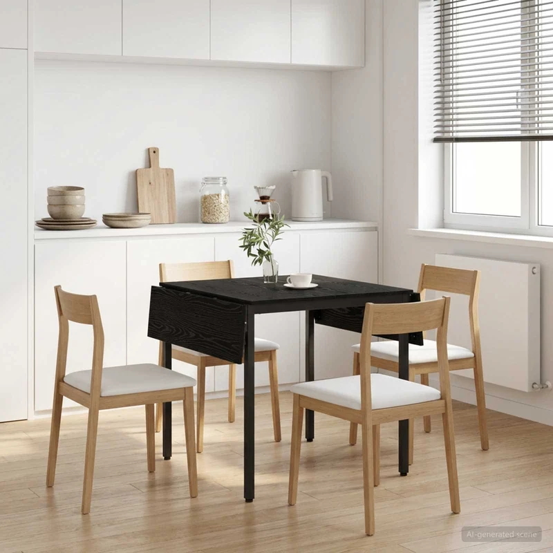 Extendable Dining Table 120 x 81.5 x 75 cm Engineered Wood