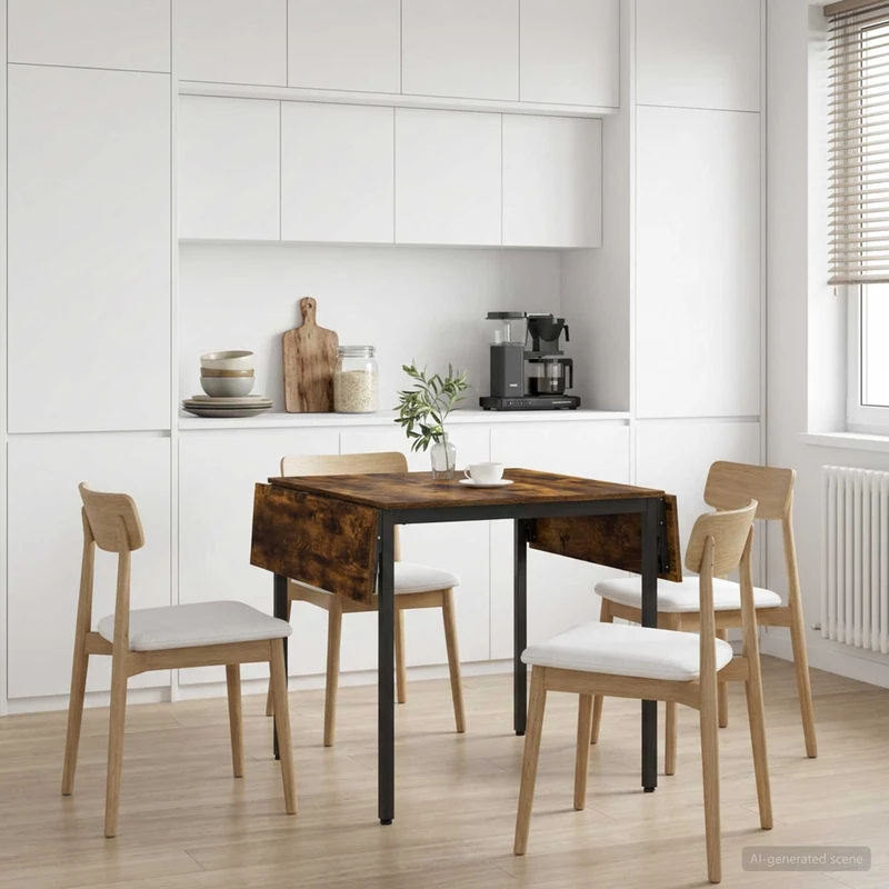 Extendable Dining Table 120 x 81.5 x 75 cm Engineered Wood
