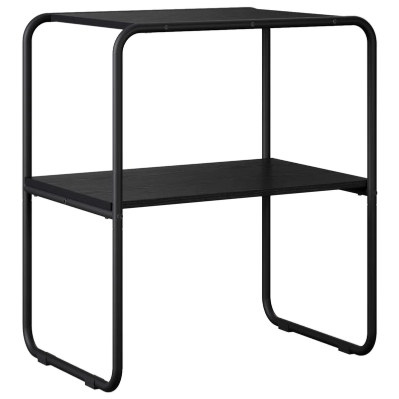 Console Table Black Oak 100 x 42.5 x 70 cm Engineered Wood