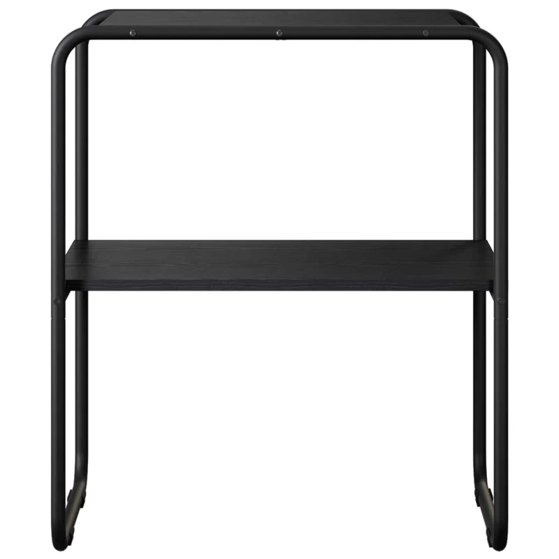 Console Table Black Oak 100 x 42.5 x 70 cm Engineered Wood