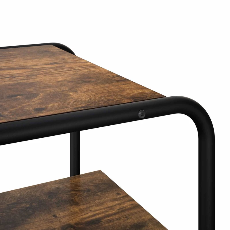 Console Table Smoked Oak 100 x 42.5 x 70 cm Engineered Wood