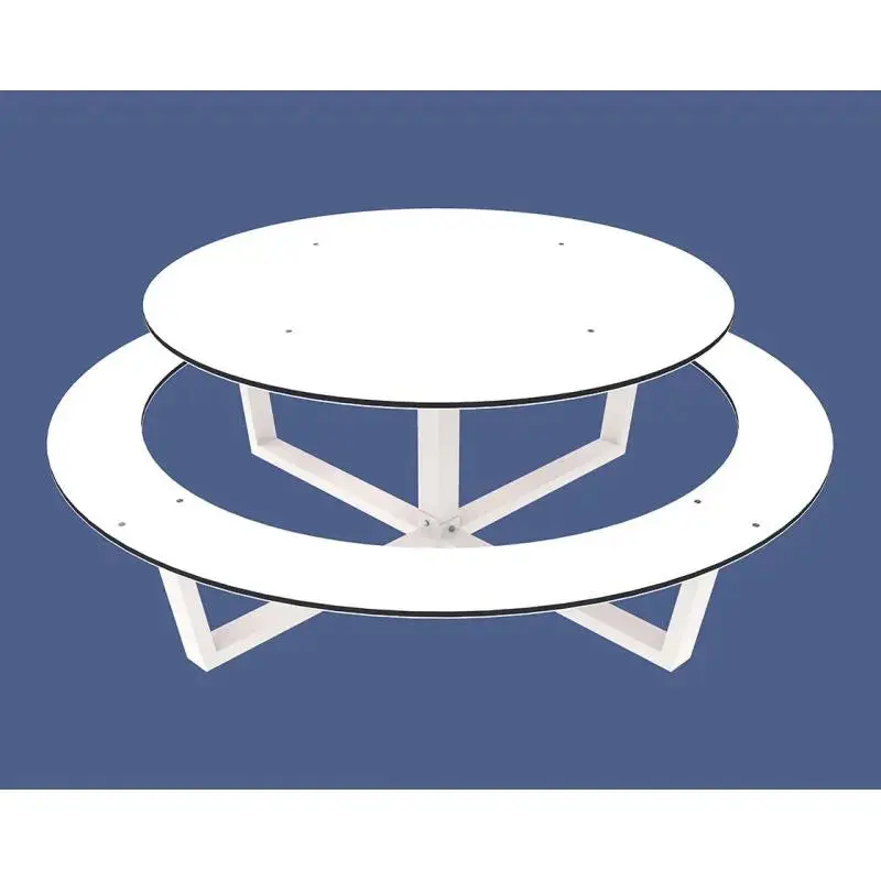 Table pique-nique acier et compact enfant Tout-en-rond