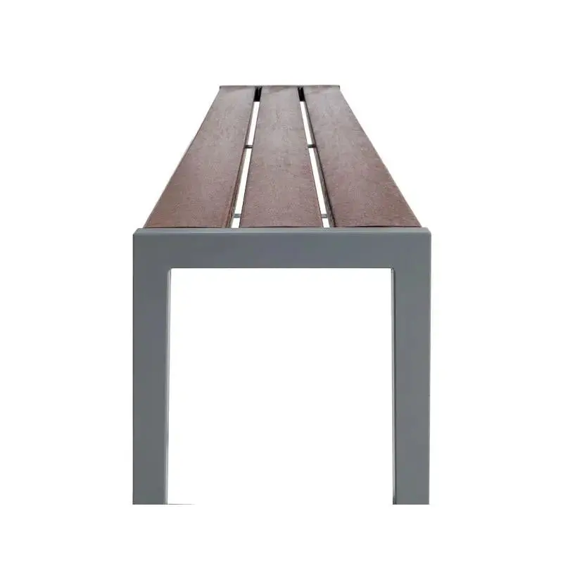 Table de pique-nique Silaos plastique recyclé et acier 1 820 mm