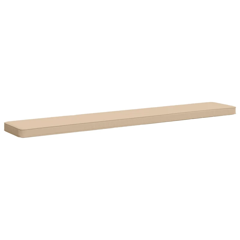 2-Piece Bench Cushions VUGHT 2 pcs 100% Polyester Cream