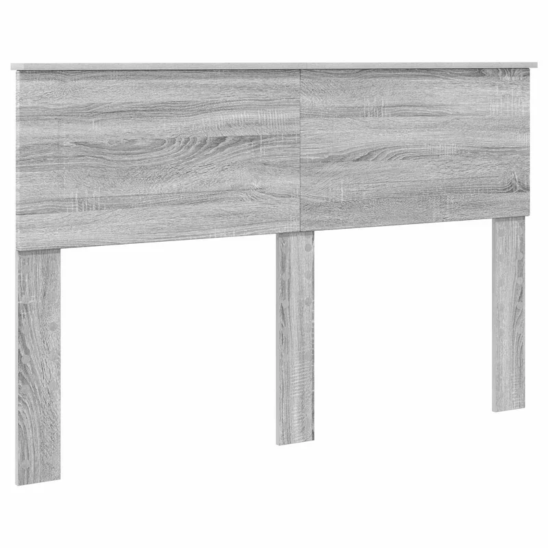 Bed Frame Grey Sonoma 160 x 200 cm Engineered Wood