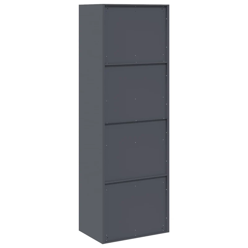 Storage Cabinet 2 pcs Anthracite 60 x 40 x 180 cm Steel