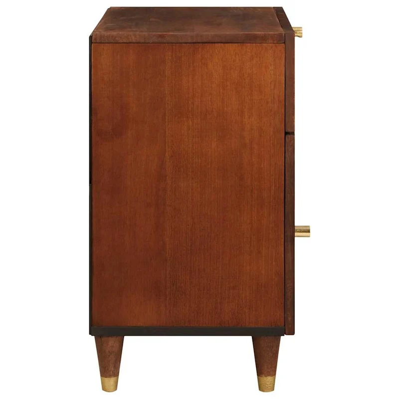Bedside Tables with Drawer 50 x 33 x 60 cm Solid Mango Wood