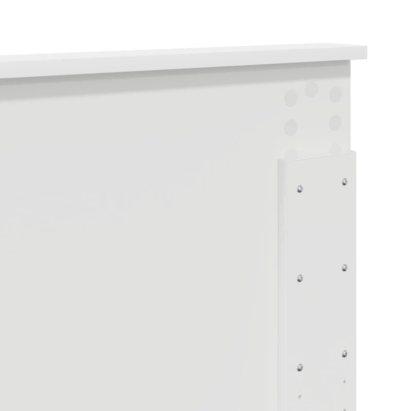 Bed Frame White 120 x 200 cm Engineered Wood