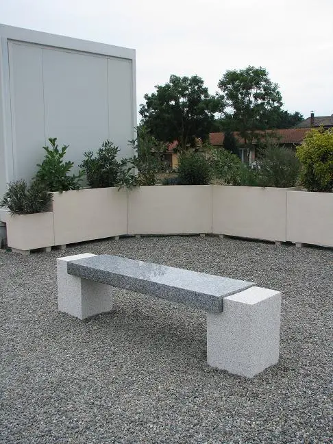 Banquette béton douglas