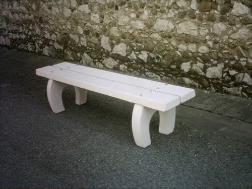 Banquette béton chêne