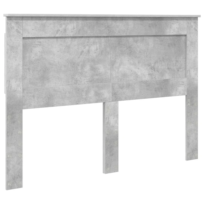 Bed Frame with Drawer Concrete Grey 150 x 200 cm Engineer Wood