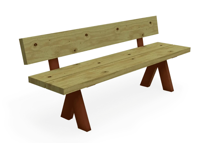 Banc bois naturel Olea