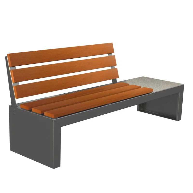 Banc bois et métal Zeus