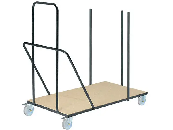 Chariot de transport pour tables pliantes rectangulaires