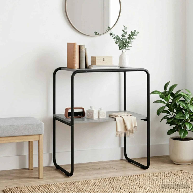 Console Table Grey Sonoma 100 x 42.5 x 70 cm Engineered Wood
