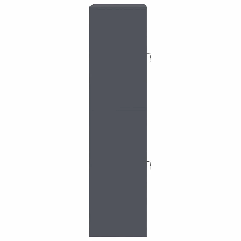 Storage Cabinet 2 pcs Anthracite 80 x 40 x 160 cm Steel