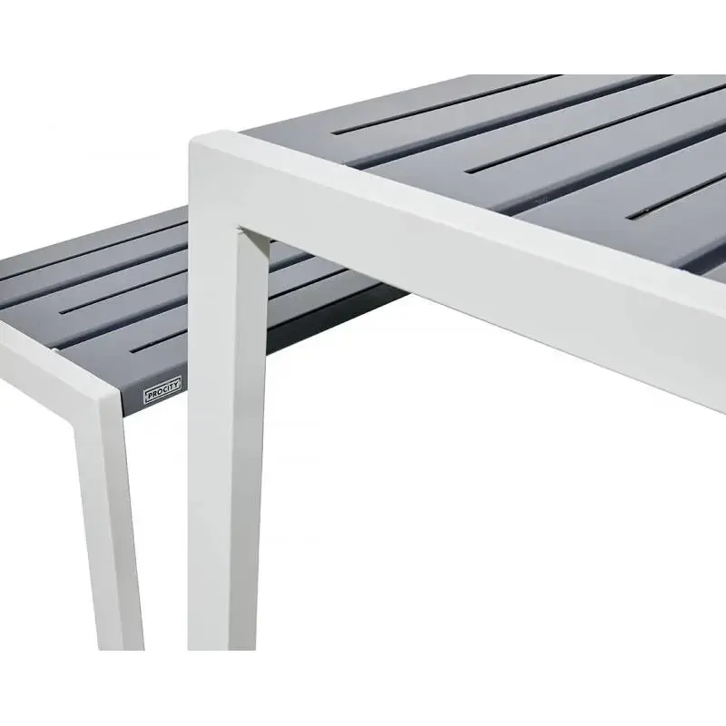 Table de pique-nique Silaos tout acier 1 820 mm, avec ou sans banquettes
