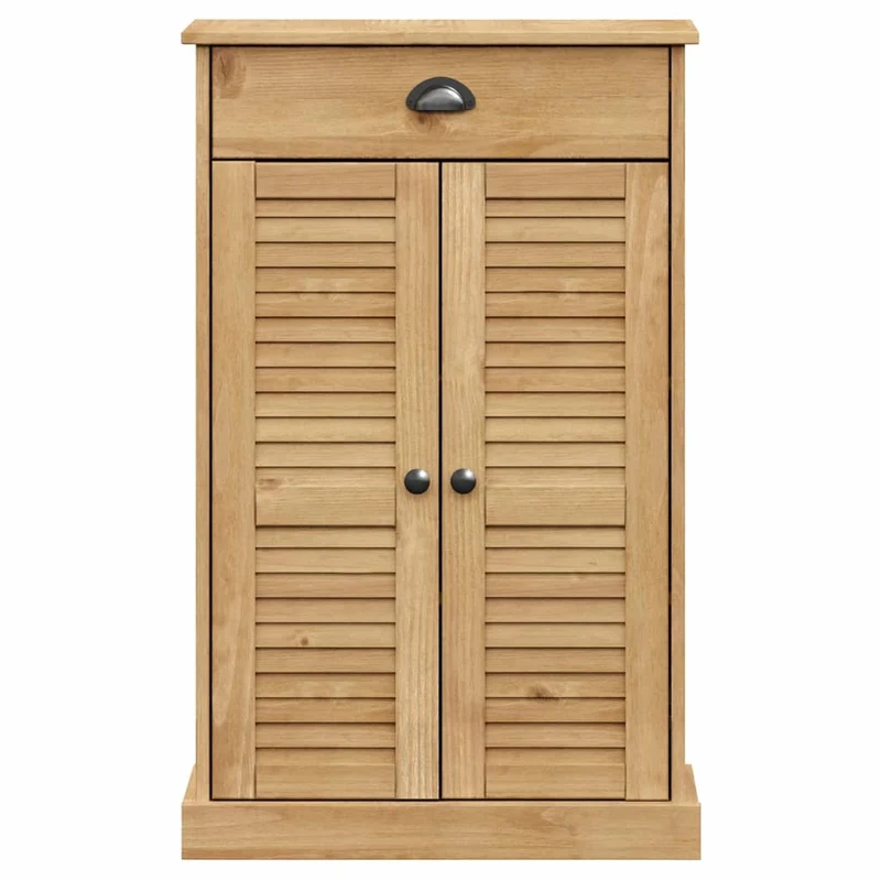 Shoe Cabinet "VIGO" 60x35x96 cm Solid Wood Pine
