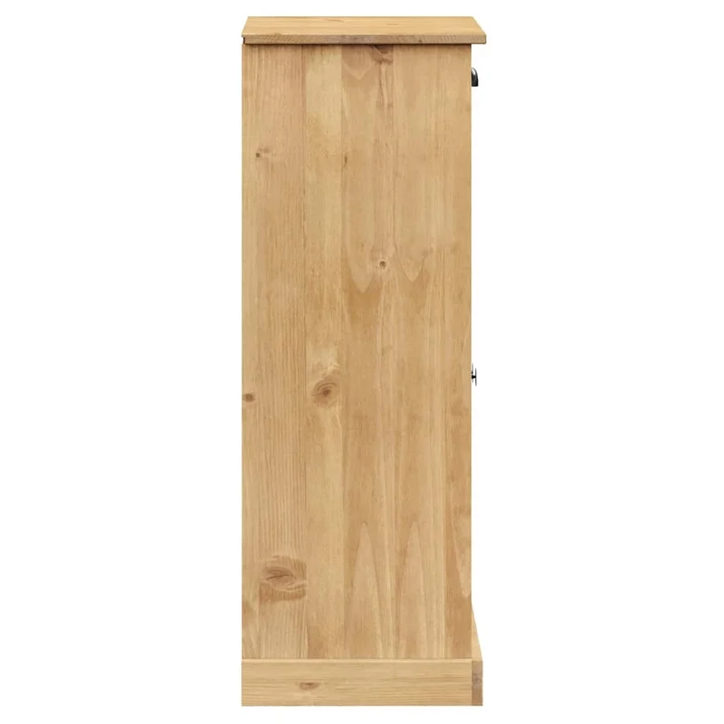 Shoe Cabinet "VIGO" 60x35x96 cm Solid Wood Pine