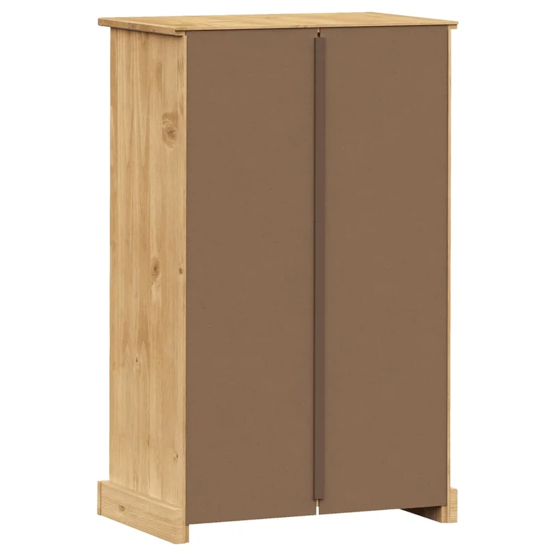 Shoe Cabinet "VIGO" 60x35x96 cm Solid Wood Pine