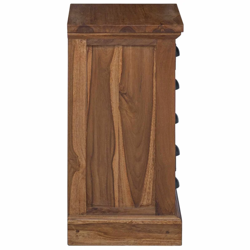 Chest of Drawers Natural 35 x 30 x 60 cm Solid Teak Wood