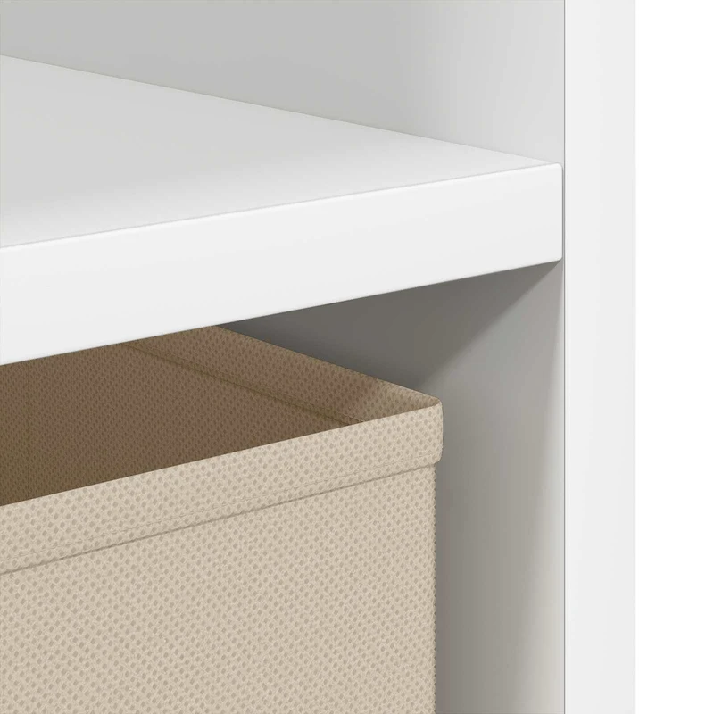Bedside Table White 25.5 x 22 x 49.5 cm Engineered Wood