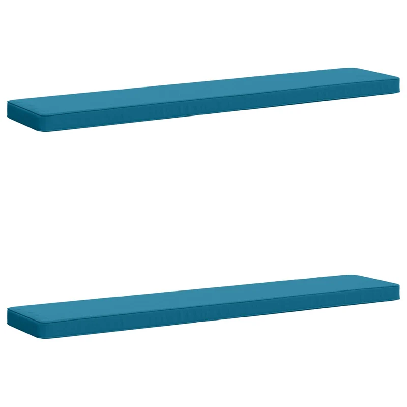 2-Piece Bench Cushions VUGHT 2 pcs 100% Polyester Light Blue