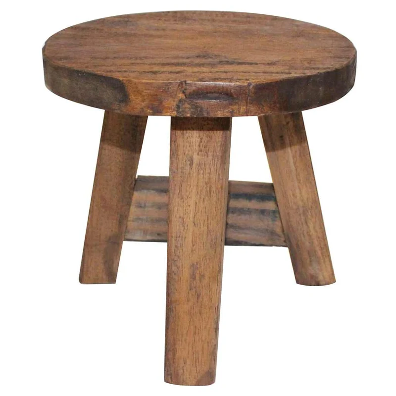 244508 vidaXL Stool Solid Mahogany Wood