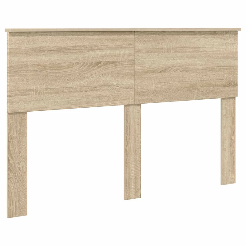 Bed Frame Sonoma Oak 140 x 190 cm Engineered Wood