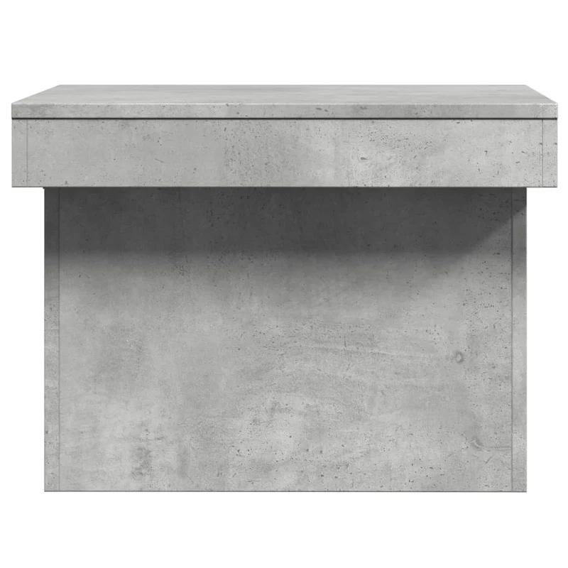 Coffee Table Concrete Grey 80x55x40 cm Engineered Wood