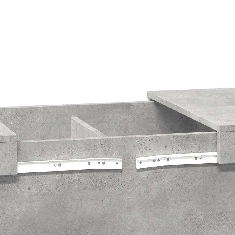 Coffee Table Concrete Grey 80x55x40 cm Engineered Wood