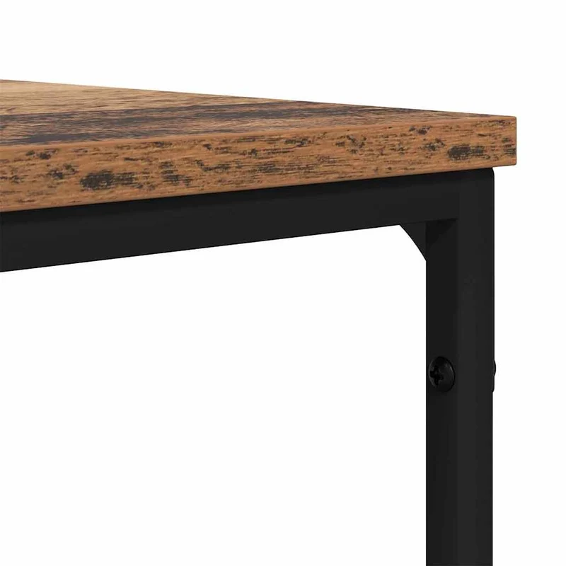 Coffee Table Old Wood 100 x 100 x 40 cm Engineered Wood
