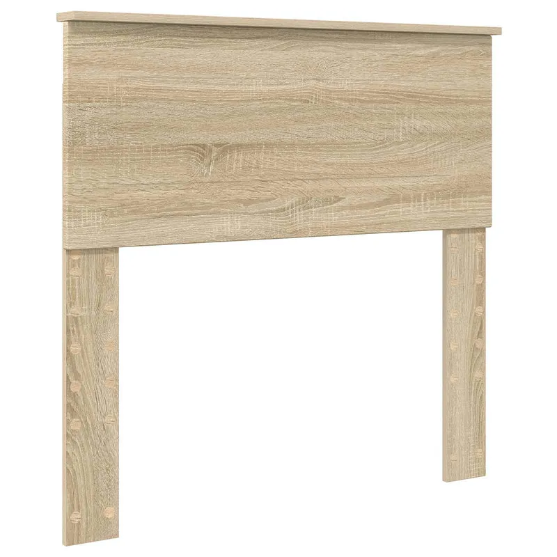 Bed Frame Sonoma Oak 75 x 190 cm Engineered Wood