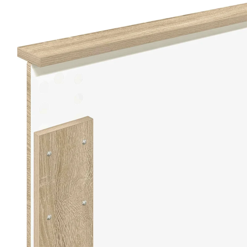 Bed Frame Sonoma Oak 75 x 190 cm Engineered Wood