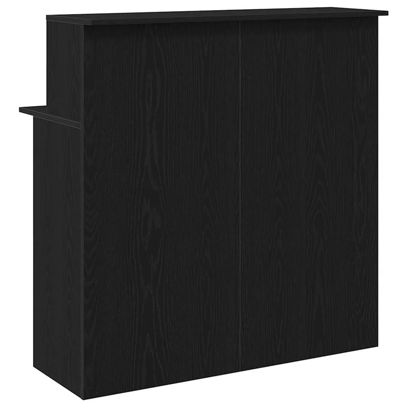 Reception Desk Black 100x50x103,5 cm Engineered Wood
