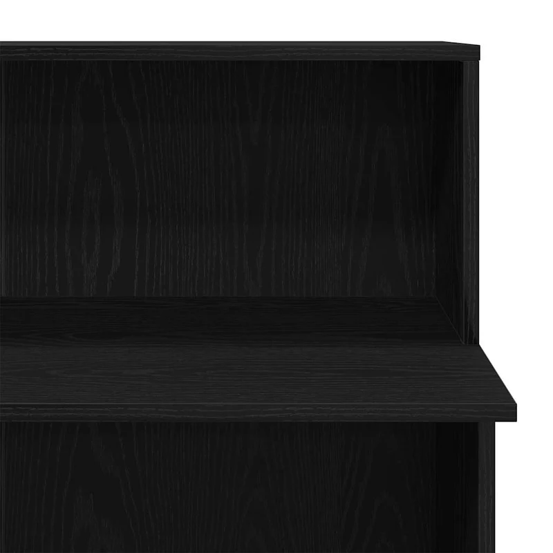 Reception Desk Black 100x50x103,5 cm Engineered Wood