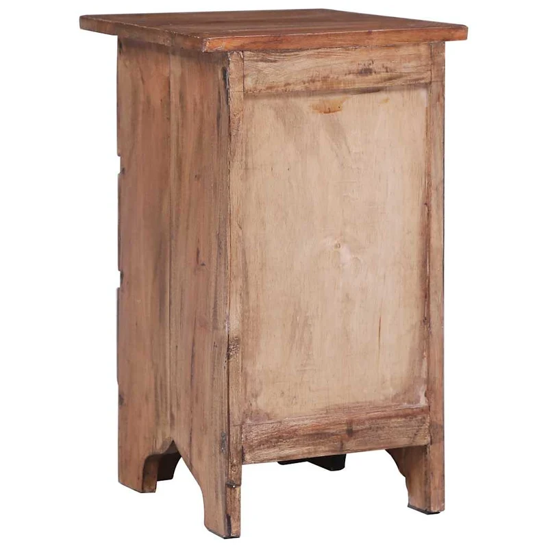 283921 vidaXL Bedside Cabinet 30x30x51 cm Solid Mahogany Wood
